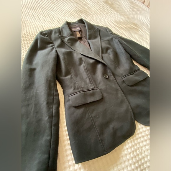 Banana Republic Black Blazer Size 2 - Picture 3 of 7
